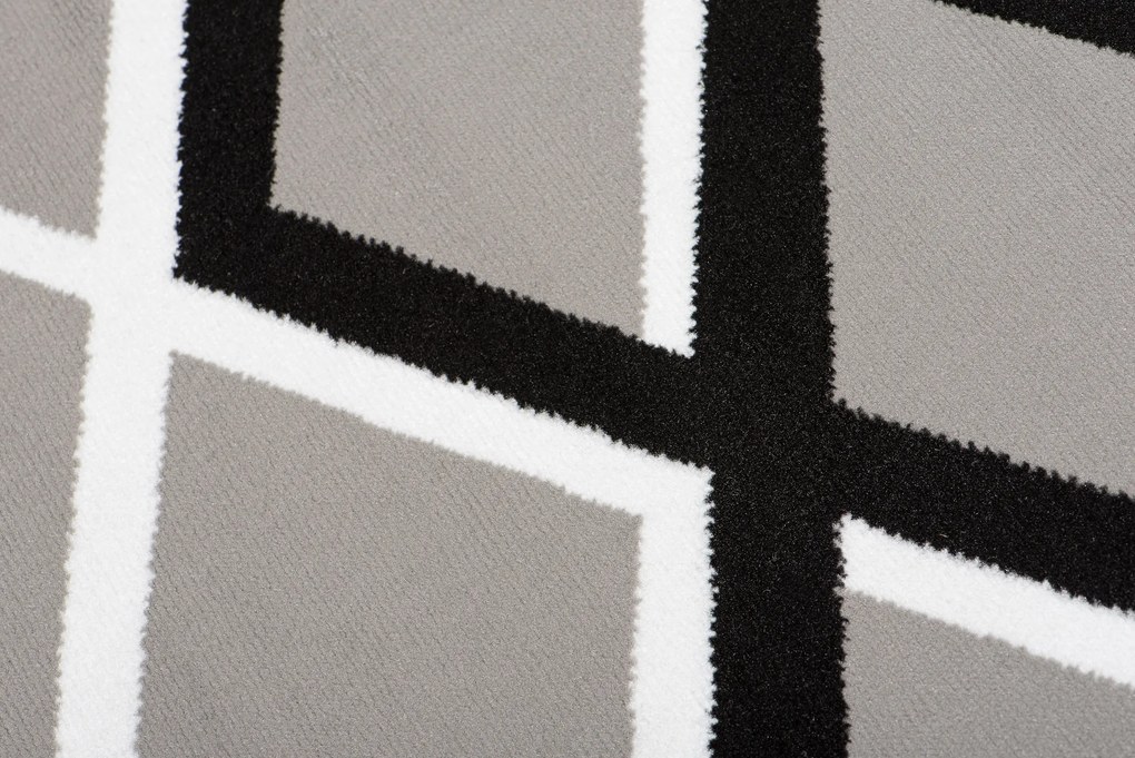 TA Koberec T237B GRAY LUXURY PP ESM Sivý Obdĺžnikový Rozmer: 220x300 cm