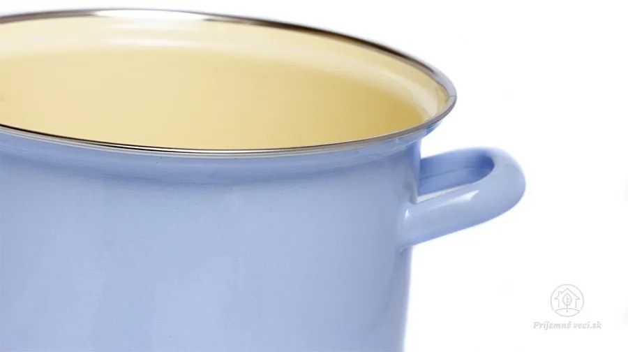 Riess Smaltovaný hrniec nízky - 1,5l - modrý