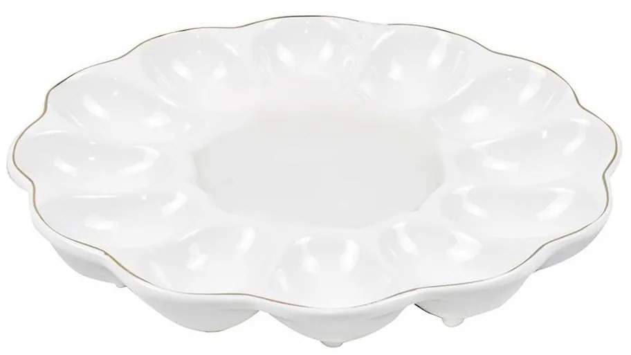 Florina Porcelánový tanier na vajíčka Classic, 21 cm