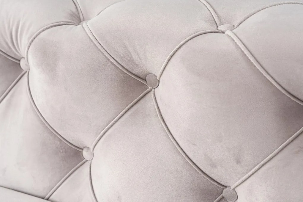 Čtyřmístná pohovka Como 344 cm šedá