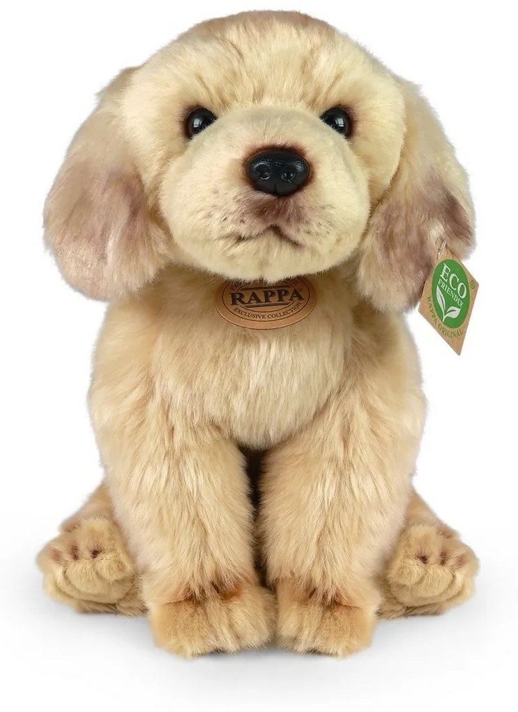 Rappa Plyšový labrador sediaci, 27 cm ECO-FRIENDLY