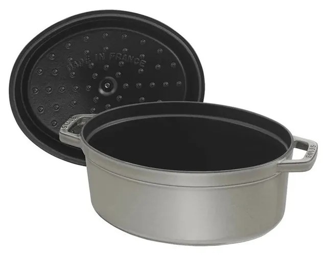 Staub Hrniec STAUB oválny 15 cm sivý 0,6l