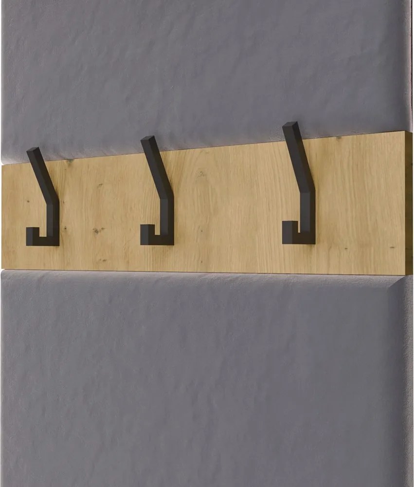 Předsíňová stěna Haga 3Sz1W 200 cm dub Artisan
