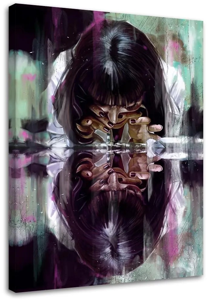 Gario Obraz na plátne Pulp Fiction, Mia Wallace - Dmitry Belov Rozmery: 80 x 120 cm