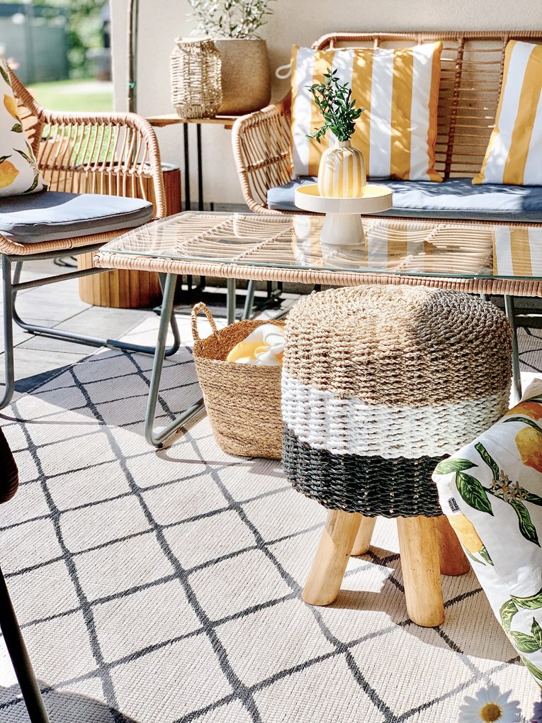 Kusový koberec Twin-Wendeteppiche 103118 grau creme – na von aj na doma, 160x230, šedá, chodba / predsieň, Hanse Home