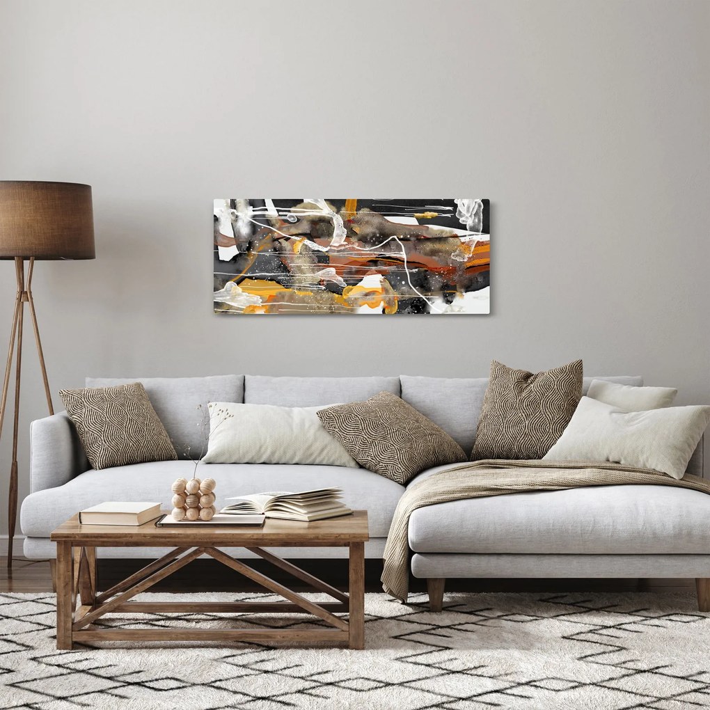 Obraz - Abstrakcia (120x50 cm)