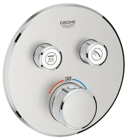 Grohe Smart Control termostat s termostatickou baterií supersteel 29119dc0 G29119DC0