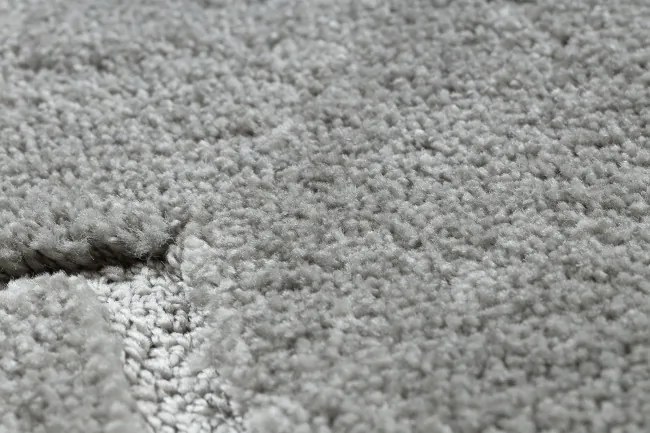 Kúpeľňový koberček SUPREME LINES línie, sivý kruh