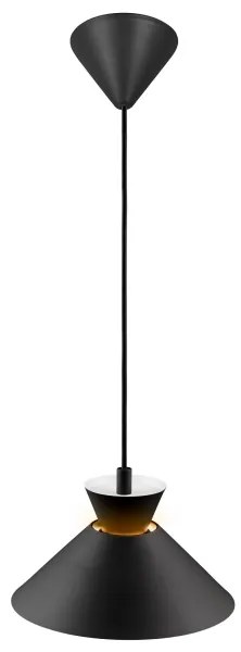 Nordlux - Luster na lanku DIAL 1xE27/40W/230V čierna