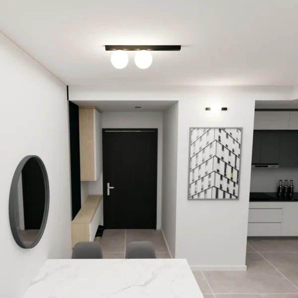 Stropné svietidlo FIT 2xE14/10W/230V čierna/biela