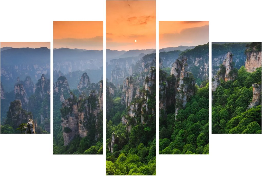 Obraz - Národný lesný park Zhangjiajie (150x105 cm)