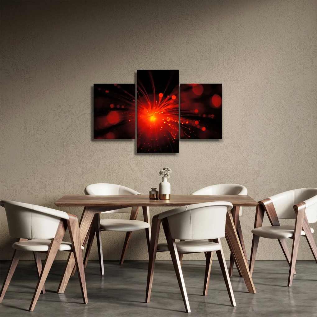 Obraz iskrenie abstrakcie (90x60 cm)