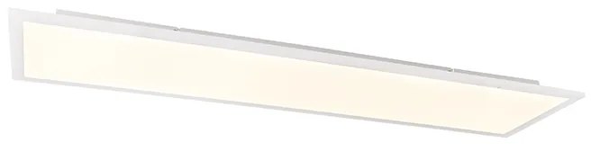 Moderné stropné svietidlo oceľ 120 cm vrátane LED 4-stupňové stmievateľné - Liv