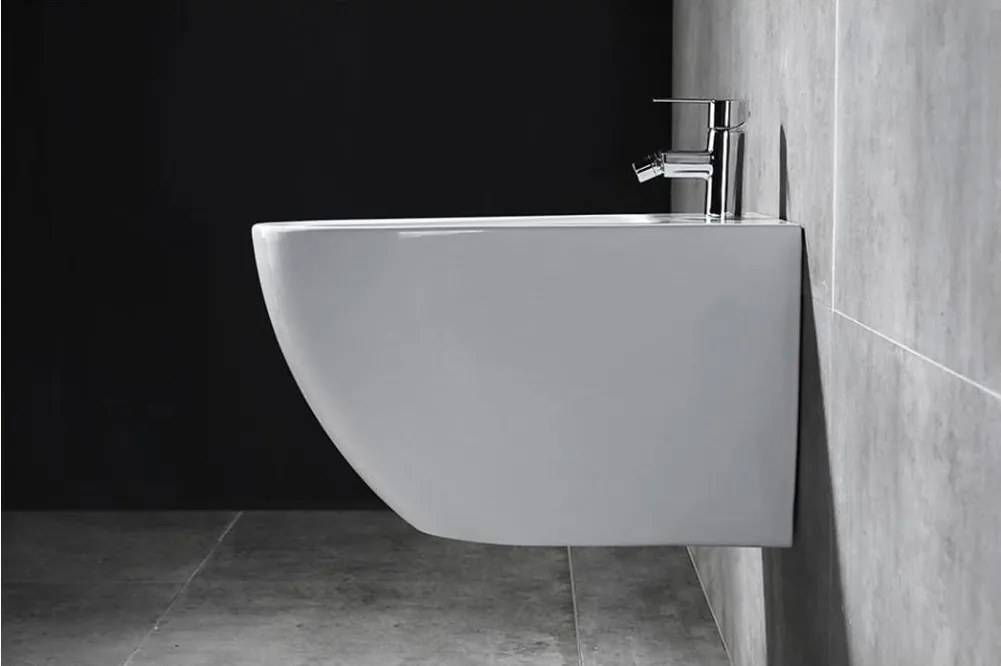 Závesný bidet REA CARLO MINI, biela