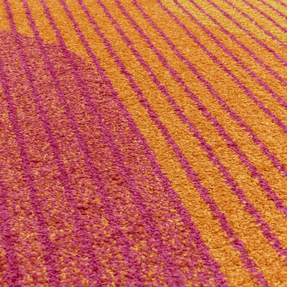 Žlto-oranžový koberec 200x290 cm Muse Orange Retro – Asiatic Carpets