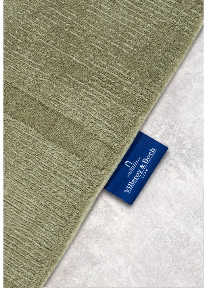 Zelený ručne tkaný vlnený koberec 80x150 cm Alexis – Villeroy&amp;Boch