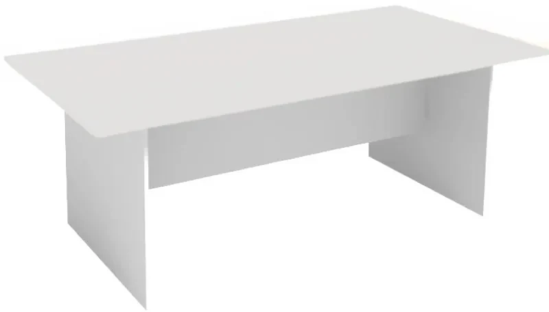 Rokovací stôl PRIMO WHITE, 2000 x 1000 mm, biela