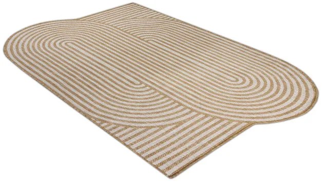 Koberec ORGANIC 2131 geometrický, krémový / naturálny