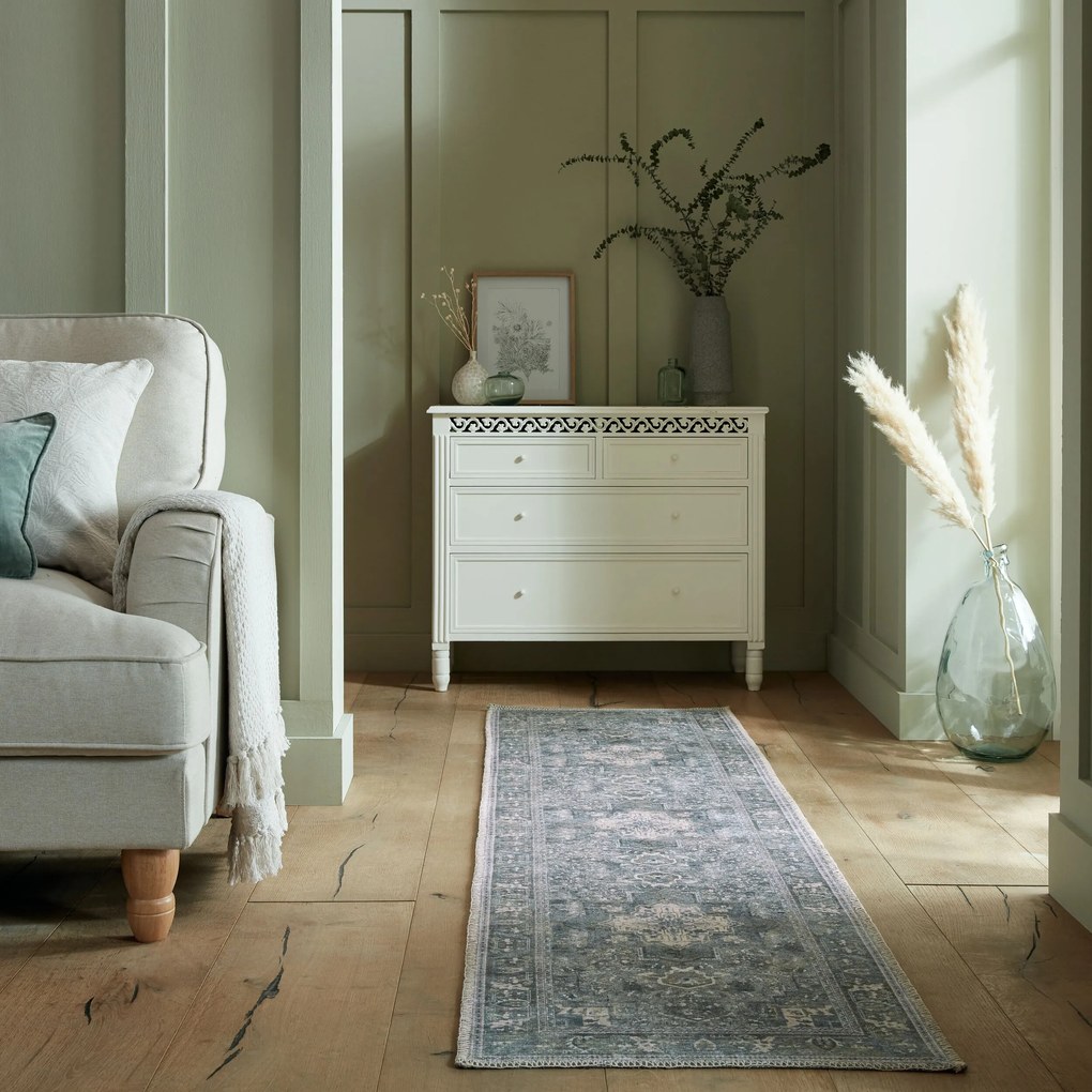 Flair Rugs, Behúň Hebden Windsor Green, 60x230, zelená, obývacia izba