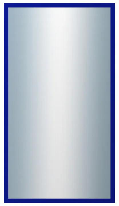 DANTIK - Zrkadlo v rámu, rozmer s rámom 50x90 cm z lišty PERLA modrá lesklá (2877)