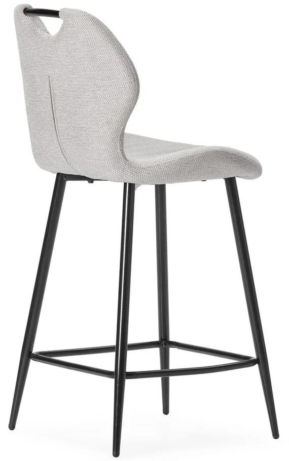 Béžové čalúnené barové stoličky v súprave 2 ks (výška sedadla 65 cm) Muli – Marckeric