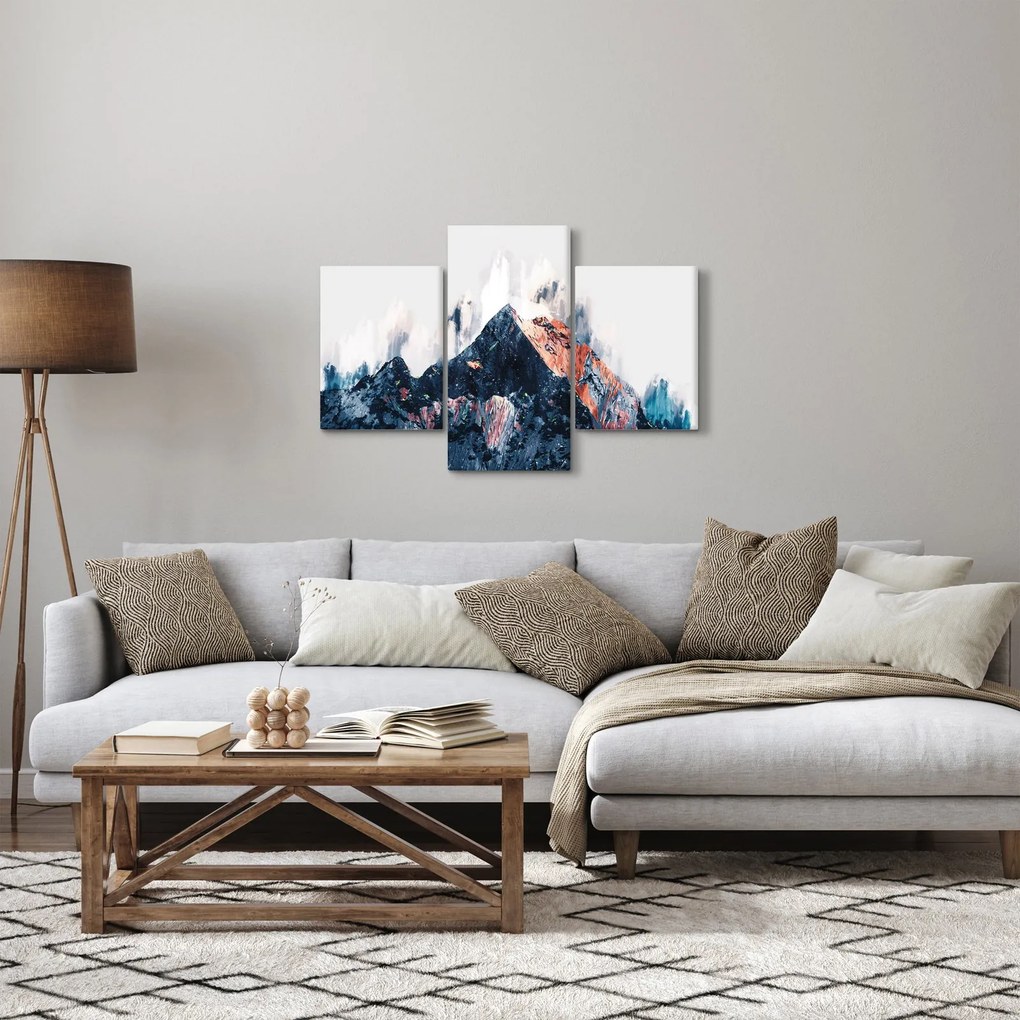 Obraz - Abstraktná hora (90x60 cm)