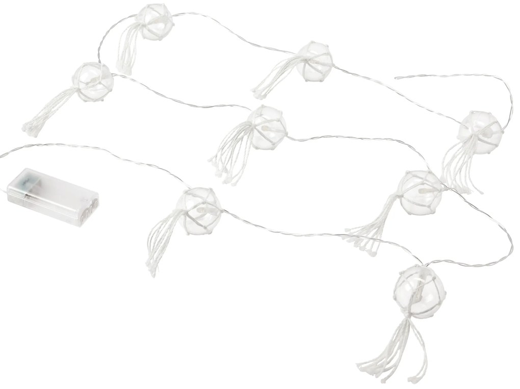 Svetelná LED reťaz s guľôčkami