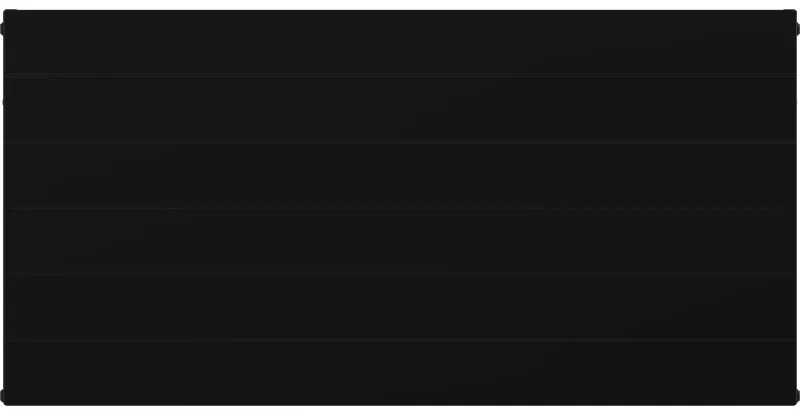 Mexen, Panelový radiátor Mexen Line CL22 600 x 800 mm, bočné pripojenie, 1266 W, čierny - W422L-060-080-70