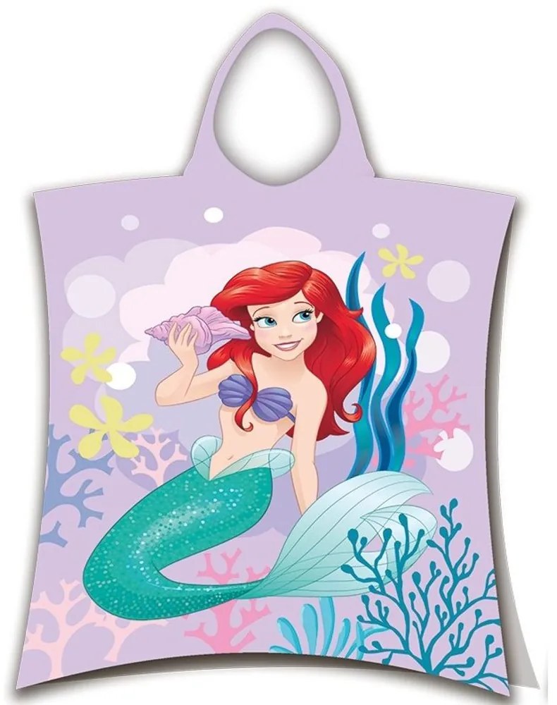 Jerry Fabrics Detské pončo-osuška - Lilo a Stitch - modrá