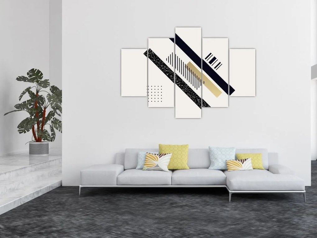 Obraz - Geometrické tvary N⁰5 (150x105 cm)