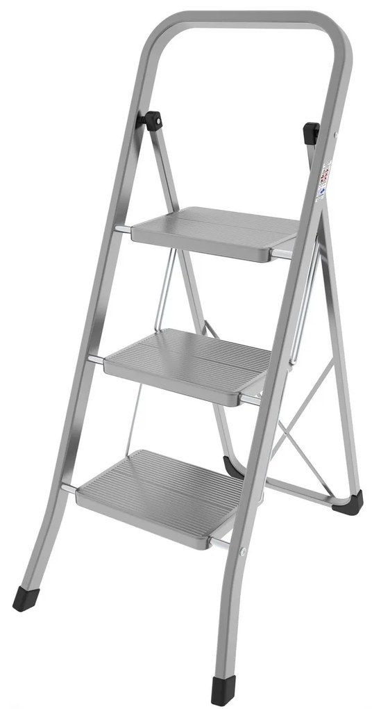 Oceľové schodíky STABILO, 3 stupne, 3 stupne
