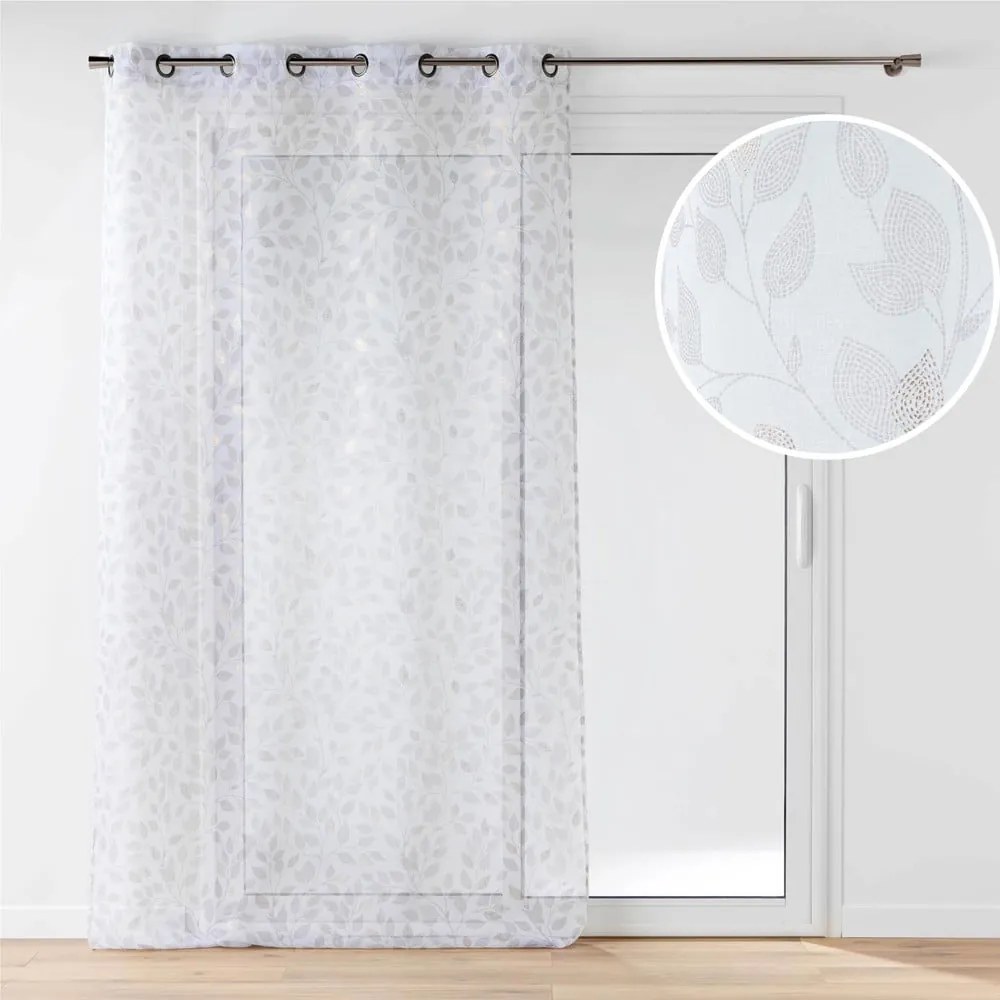 Biela voálová záclona 140x240 cm Duchesse – douceur d'intérieur