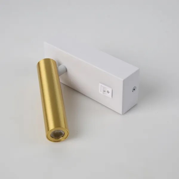 Brilagi - LED Nástenné bodové svietidlo MAYA LED/3W/230V 4000K biela/zlatá