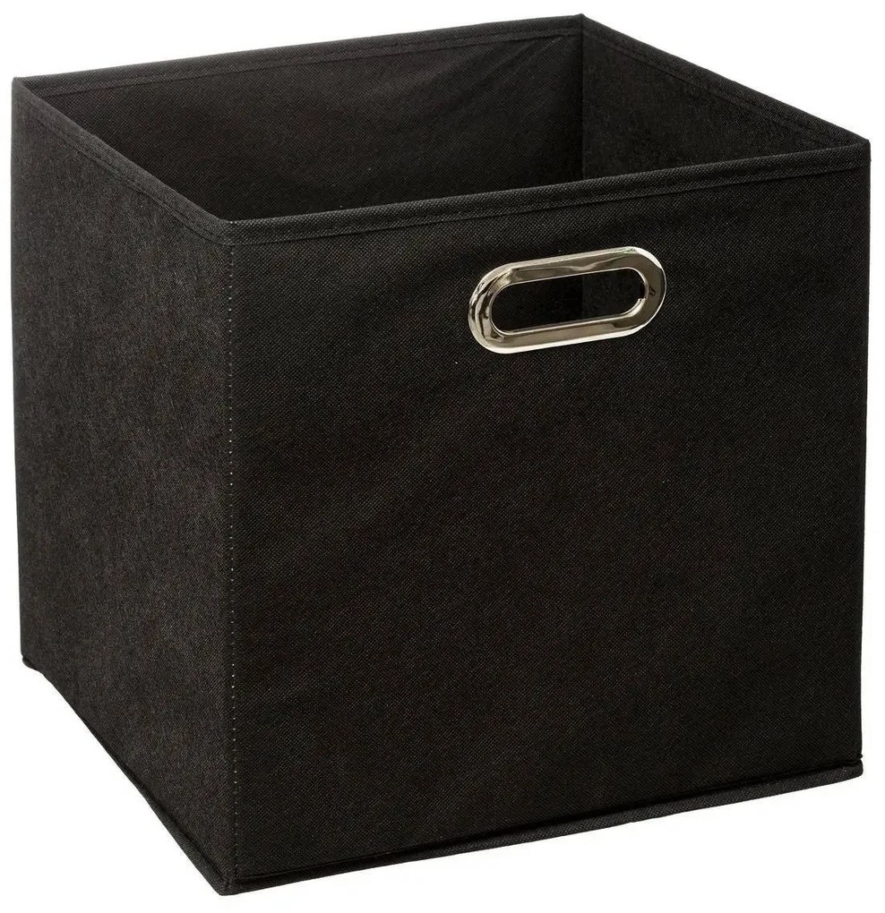 Úložný box Textília II 31x31 cm čierny