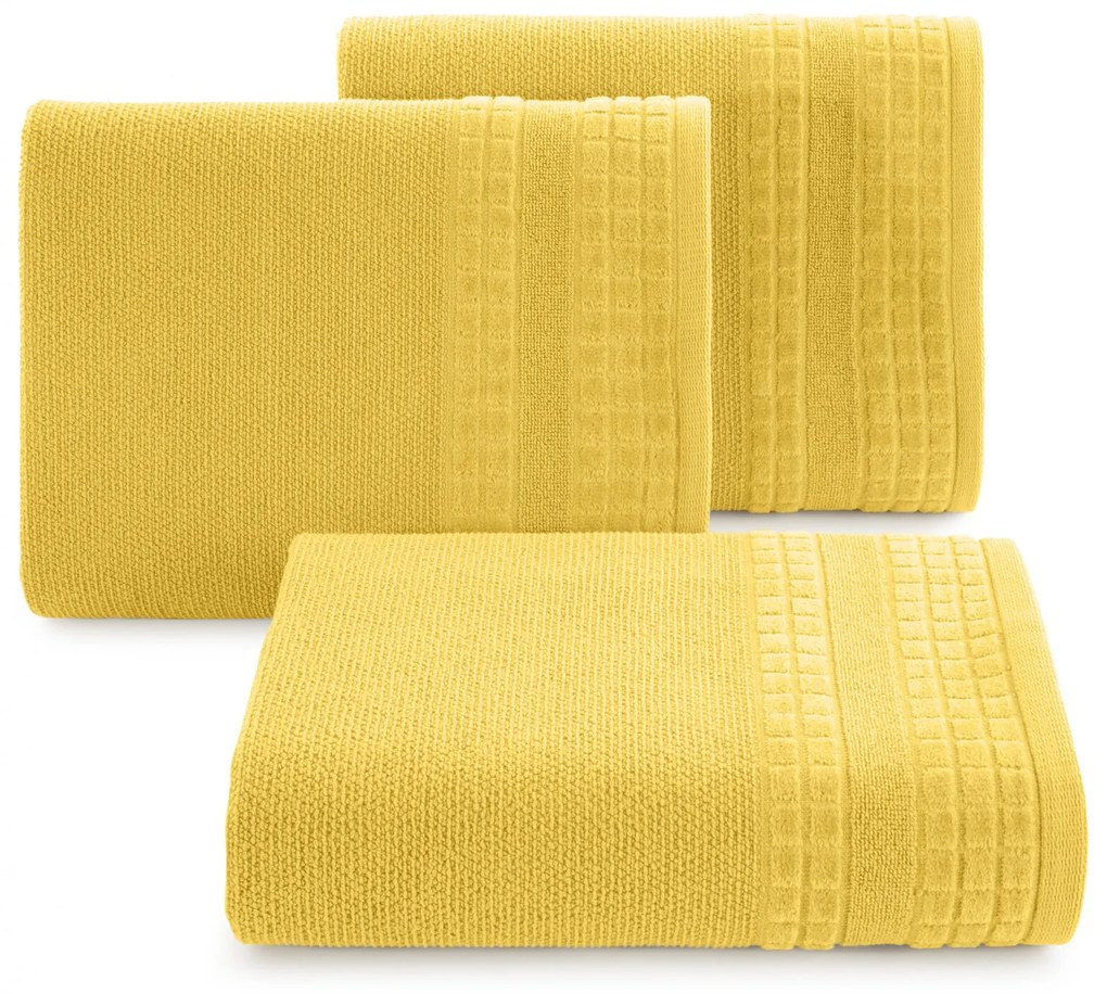 BAVLNENÝ UTERÁK CUBA5 50X90 CM HORČICOVÁ