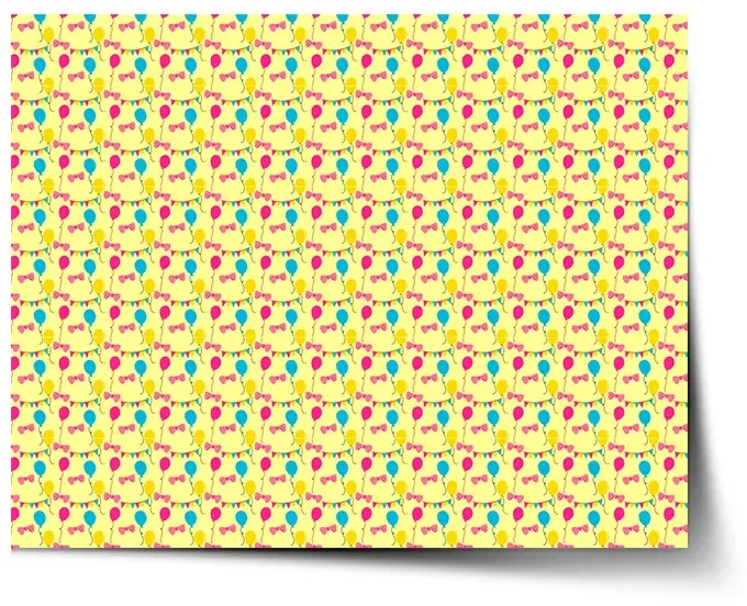 Sablio Plagát Nafukovacie balóniky - 120x80 cm