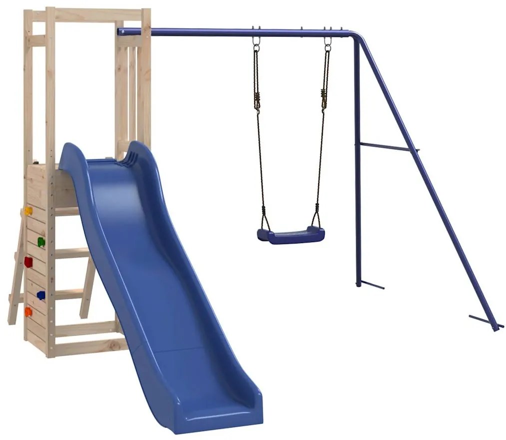 Vonkajšia súprava na hranie masívna borovica