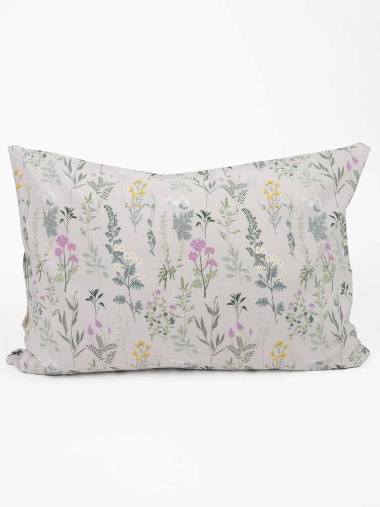 Krepová obliečka na vankúš Renforcé 50 × 70 cm - Bianca béžová