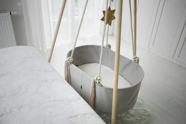 Kolíska Babycare - šedá - Stojan na kolísku