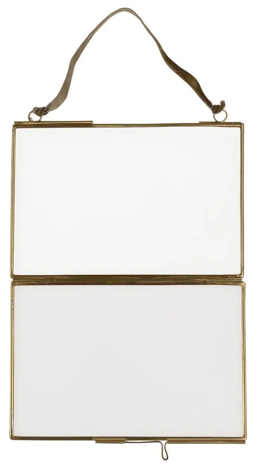 Kovový rámček na stenu v zlatej farbe 15x10 cm – Rex London