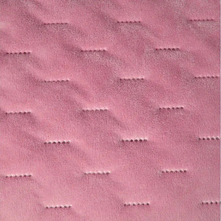 Zamatový prehoz na posteľ ASTRALIA, ružový Rozmer: 170 x 210 cm
