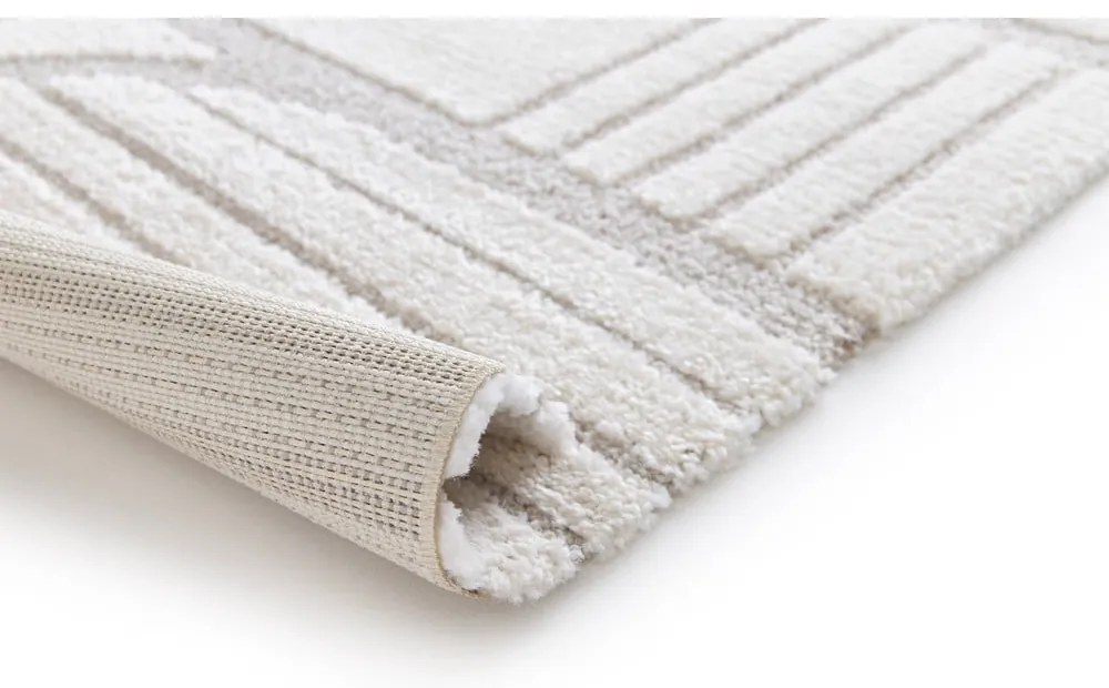 Krémovobiely koberec 120x170 cm Snowy – Universal