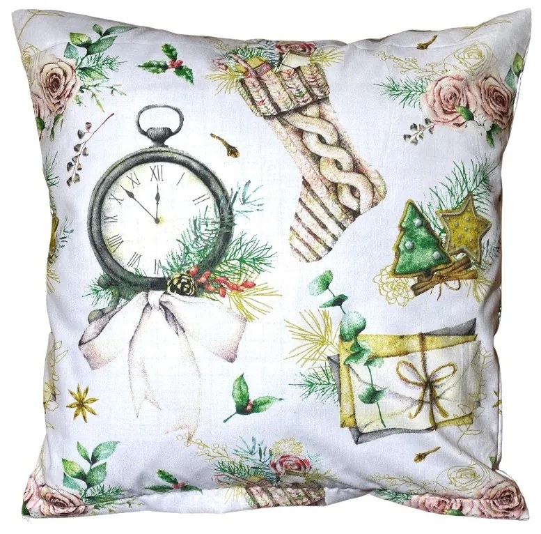 INTERMEDIC SK Vianočná obliečka na vankúš Christmas Time 40x40 cm