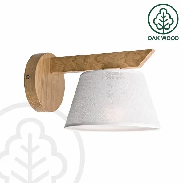 Brilagi - LED  Nástenné svietidlo ANTHONY 1xE14/40W/230V dub/biela