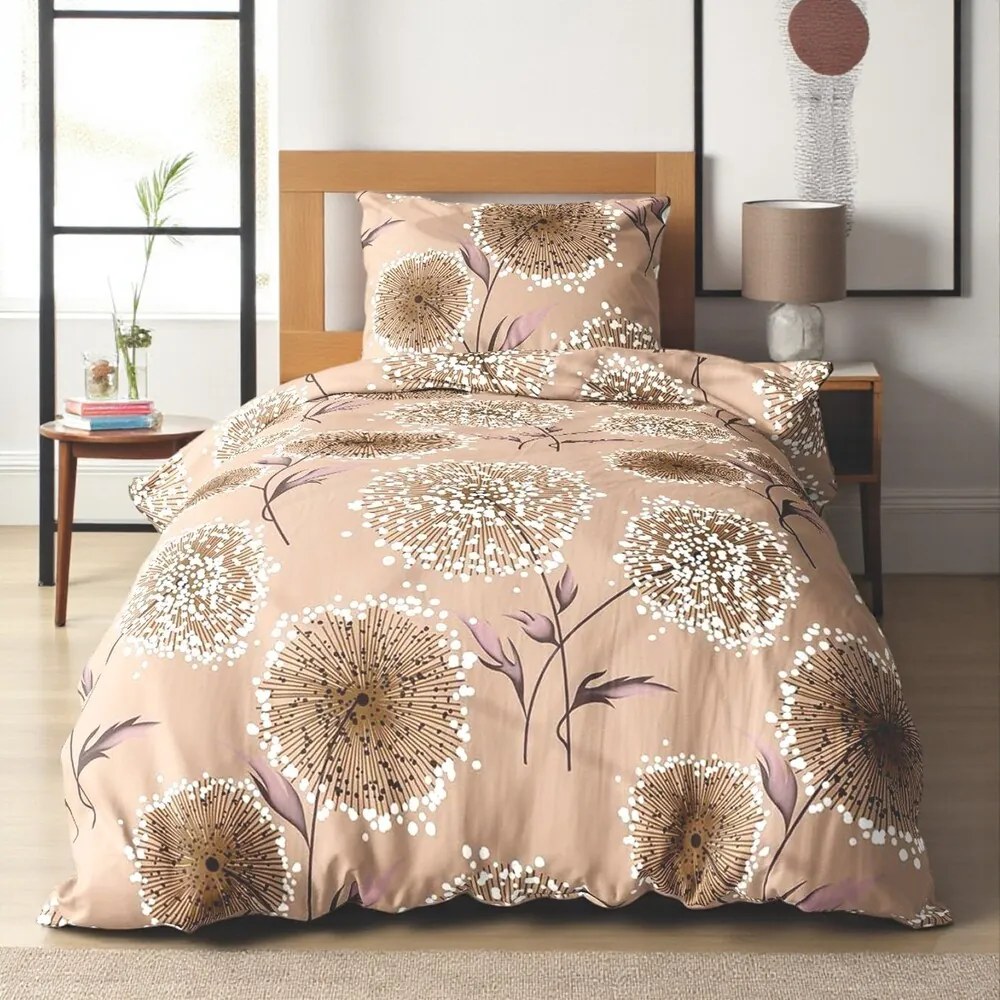 Bavlnené obliečky Homa RENA FLEURS 4-dielna sada 140x200 cm