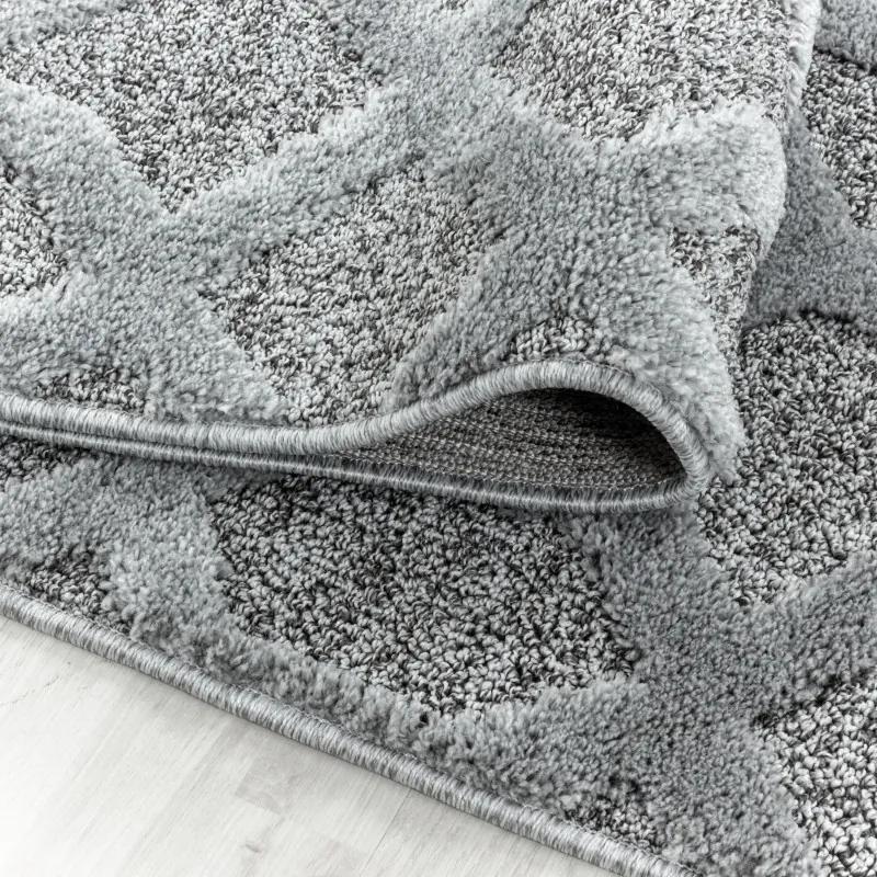 Ayyildiz koberce Kusový koberec Pisa 4702 Grey kruh - 160x160 (priemer) kruh cm