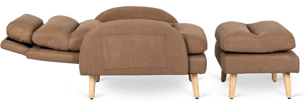 PROXIMA.store - Sklápacie kreslo HENRY FARBA: čierna