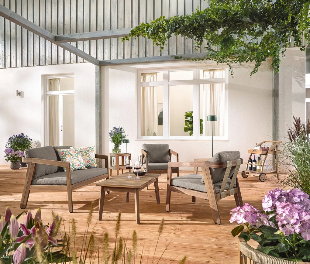 Solárna akumulátorová stolová lampa, džungľová zelená