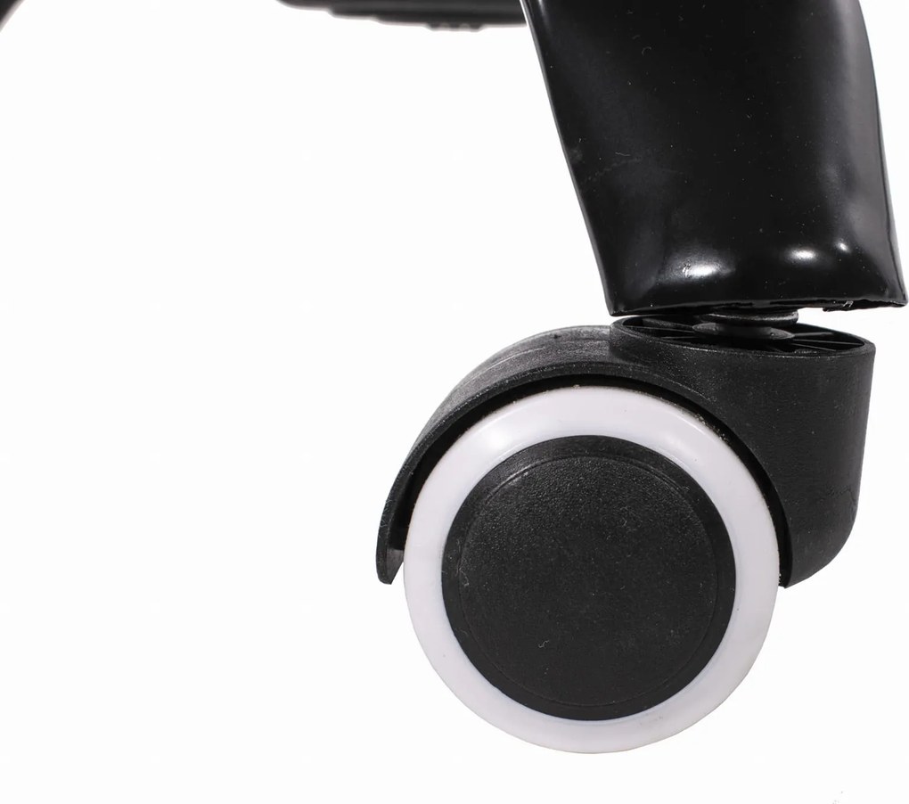 AKCIA Vínová kancelárska stolička AVOLA z eko kože II. akosť