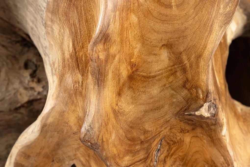 Konzolový regál ROOT 150 cm z teakového dreva